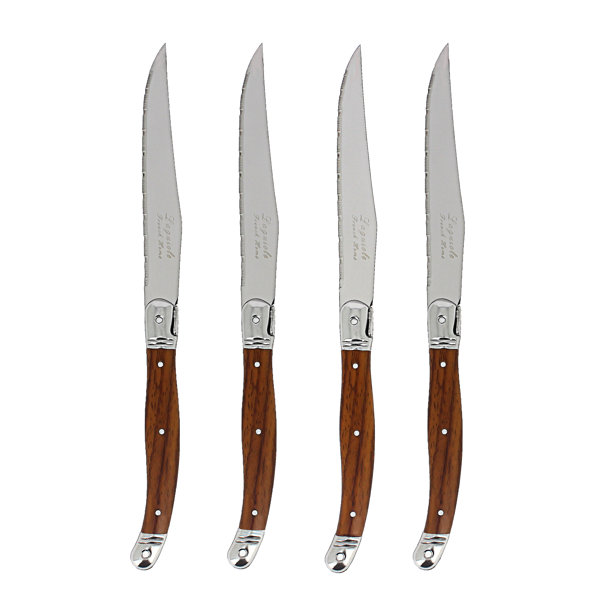 French Home Laguiole 4 Piece Steak Knife Set & Reviews Perigold